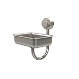 Allied Brass 432-SN Solid Brass Decorative Soap Dish, Satin Nickel [並行輸入品]