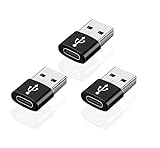 【 3個セット】ALLVD usb type-c変換アダプター Type C 2.0(メス) to USB (オス) USB2.0 高速データ転送 変換コネクタ 軽量 高耐久 合金製 スマホ ラップトップ 充電器 等対応 (ブラック)