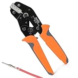 アイウィス(IWISS) 精密同時圧着ペンチ ラチェット式 オープンバレル端子 0.1-1.0mm2小・中型端子対応 SN-28T