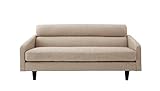 (幅160cm) ファブリックタイプ スタンダードソファ / ロータイプソファに使用可 (ベージュ)