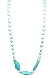 Happy Chew Silicone Teething Necklace (Sweet Mint/Turquoise) by Kiddles