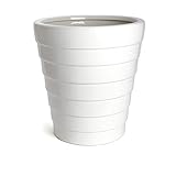 鉢 KANEYOSHI 陶器 13号 白 植木鉢 鉢カバー ホワイト LLL