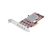 StarTech.com PCI Express拡張カード PCIe 3.0 x4 4ポート USB Type-C 3.2 Gen 2 各10Gbps 標準プロファイル 各種OS P10Q4C-USB-CARD