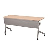 TOKIO NTTホールディングテーブル 棚無 パネル付 W1500×D600×H720mm NTT-1560PN ナチュラル