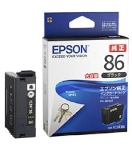 エプソン 純正インクカートリッジ 86鍵 大容量 Amazon.co.jp: エプソン 純正 インクカートリッジ 鍵 ICBK86