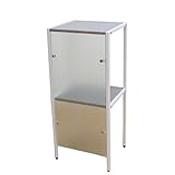 林製作所 フロストパネル付き 電話台 TH1-001