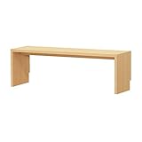 岩附(IWATSUKI) デスク ミディアムブラウン 幅110cm 奥行44.5 高さ49.2 幅木よけ加工有り オーダー OC-50110DHMB