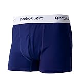 [リーボック] ボクサーパンツ メンズ 前開き前閉じ 下着 トランクス インナー 選べるタイプ ブリーフ ストレッチ 無地 快適 ビックサイズ 大きいサイズ 2枚組 3枚組 セット b2445s4ネイビー 1枚 3L