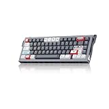 kutethy KY67 65% ワイヤレス メカニカル ゲーミングキーボード アルミ合金外骨格デザイン ガスケットコンパクトカスタムキーボード ホットスワップソケット Gateronリニアスイッチ RGBバックライト&フレーム付き