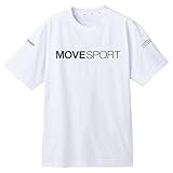 [デサント] Tシャツ MOVESPORT 半袖 クルーネック 清涼感 UVカット ドライ ストレッチ ハリコシ トレーニング メンズ WH L