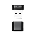 グリーンハウス USBメモリ 64GB USB3.1Gen1 (USB3.0/2.0) 対応 転送速度 最大5Gbps (USB3.1理論値) 超小型 ブラック GH-UF3MA64G-BK