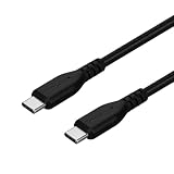 オウルテック 超タフ Type-Cケーブル 2m 断線に強い PD60W 急速充電 データ転送 480Mbps USB-C やわらか ケーブルバンド付き 耐屈曲10万回以上 Type-C to Type-Cケーブル 【WEBショップ限定/エコパッケージ版】 ブラック OEC-CBA4CC20-BK