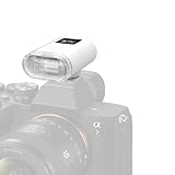 FOMITOカメラフラッシュMiniフラッシュスピードライト GN12 フラッシュストロボ スピードライト ユニバーサルシングルコンタクト標準のホットシューマウント付き (白い-5cm)