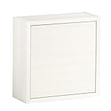 arne ウォールシェルフ 幅35 奥行21 高さ35 おしゃれ 北欧 石膏ボード 玄関 壁掛け 棚 戸棚 キッチン 飾り棚 WallBox ホワイトウッド