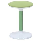 不二貿易 バランススツール 高さ45cm グリーン 73487