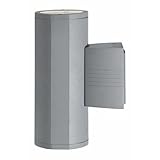 Access Lighting 20388MG-SAT/CLR Trident Two Light Wet Location Wallwasher, Satin Finish with Clear G