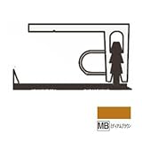 フクビ化学 樹脂系バスパネル部材 廻り縁 3m ミディアムブラウン 1箱20本価格 LR-LMB3