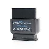Veepeak iOS ＆アンドロイド ブルートゥース4.0車 チェックエンジンライトコードリーダー用 OBDCheck BLE OBD2 ブルートゥース対応 スキャナオートOBD II 診断スキャンツールはトルク OBDフュージョンアプリをサポート iOS＆アンドロイド用ブルートゥース対応 4.0