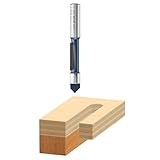 Bosch 85246M Pilot Panel Router Bit 1/2-Inch 1/2 Shank Single Flute Carbide Tip by BOSCH