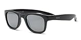 Real Kids Black Flex Fit Silver Mirror Lens 2+ Sunglass [並行輸入品]
