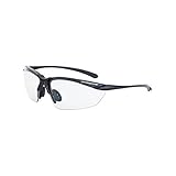 Crossfire Eyewear 924 Sniper Safety Glasses with Black Frame and Clear Lens [並行輸入品]
