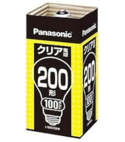 Amazon | パナソニック シリカ電球200形【1個入】 LW100V200W(NA