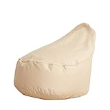 ベージュ／Moos モース エコ　ビーズクッション ソファ 省スペース 一人用 座椅子 クッション ビーズ 座椅子 ブラウン ベージュ 幅55cm　ソファー 1P 1人掛け エコビーズ