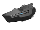 Maxto X2 バイク インカム, Bluetooth5.0 用通信機器 2人同時通話 通信距離1000m HI-FI音質 FMラジオ/Siri音声/日本語音声案内/着信自動応答 イヤル ソフトとハードマイク同梱 ソロツーリング バイク用通信機器 異なるインカムとの接続可能 IPX6防水 付属品完備 日本語説明書付き TELEC技術基準適合証明付き（1台）