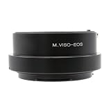 Toileum VISO-EOSマウントアダプターリング Leica M VISOマウントレンズに対応 キヤノン EOS EF EF-Sマウントカメラボディーに対応 5D3 5D2 6D 5D 7D 70D 60D 50Dカメラ用アダプターリング 無限遠実現 マニュアルフォーカスレンズアダプターリング(VISO-EOS EF)