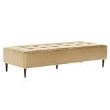 ベンチソファ 背もたれ無し ベンチチェアー 長椅子 イス ダイニング 2人掛け 合皮レザー Baggy RG 3×7 アイボリー