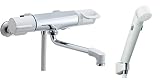 LIXIL(リクシル) INAX 浴室用 壁付 サーモスタット付シャワーバス水栓 エコフルシャワー スイッチシャワー 防カビホース RBF-711W
