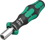 Wera(ヴェラ) 05051492001 | 838 RA S ラチェット機能付きビットホルダー, 6.35ミリ 【日本正規輸入品】