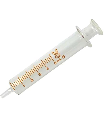 Amazon | 翼工業 白硬注射筒 200ml 横口 ガラス先 1本入 | シリンジ