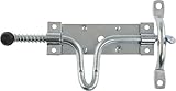 The Hillman Group The Hillman Group 852509 Door and Gate Latch with Spring Loaded Slide Bolt - Zinc 