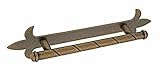 Fusion Hardware 228-MDB St. Charles Collection Scrolled 4-Inch Cabinet Pull with Backplate, Medium B