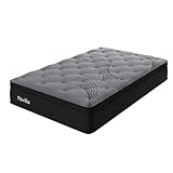 Novilla マットレス クイーン 硬め 極厚26cm 高反発 竹炭入り 独立コイル 体圧分散 圧縮梱包