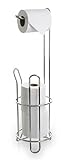 Bino ' The Classic ' Free Standing Toilet Paper Holder シルバー 22015-CHR