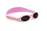 Adventure BanZ Baby Sunglasses, Pink Gingham, 0-2 Years by Baby Banz