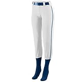 Augusta Sportswear Girls ' Collegiate Low Riseソフトボールパンツ S ホワイト 1249