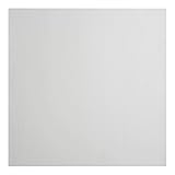 Fasade簡単インストールフラット光沢ホワイトLay in天井タイル/天井パネル( 12 " x 12 "サンプル)