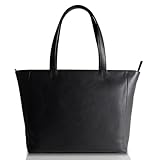 [ＶＥＲＡＰＥＬＬＥ] トートバッグ ビジネストート ビジネスバッグ メンズ 牛革 レザー A4対応 PC収納 大容量 天ファスナー 通勤 通学 カジュアル (ブラックB)