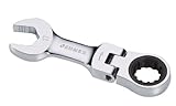 Sunex 992510 M 10 mm StubbyフレックスヘッドV -組み合わせラチェットレンチ