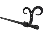 ドゥーブジャパン 欧州金物 タオル掛け Towel Bar G タオルバー ブラック TB120BK 1個