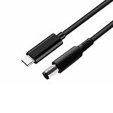 Type-CーDELL PD変換ケーブル DELLノートパソコン PD 充電器 USB-C 変換アダプター AC 充電 電源 ケーブル デル 変換アダプタ USB Type-C TO DELLスリム ACアダプター インタフェース (7.4x5.0mm(大口))