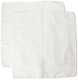 ファブリックプラス 赤ちゃん用ガーゼ沐浴布 コットンガーゼ(80本ガーゼ) 日本製 35×70cm 2枚セット ピュアホワイト(無蛍光) 綿100%