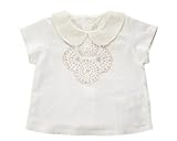 (クロエ)Chloe ベビー服 襟付きTシャツ ホワイト 3ヵ月 [並行輸入品]