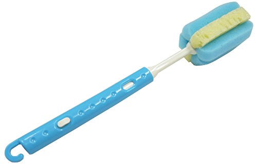 100均 ボトル洗いスポンジ｜紀陽除虫菊｜JAN:4956810230310—水筒の底までしっかり届くロングタイプ・茶渋落としに便利