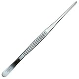 ケイバ(KEIBA) 多目的ストレートピンセット 先円 内溝付 TS-MS-23