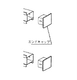 LIXIL TOEX　アメリカンフェンス1型　CBキャップ（4個入）　　【リクシル】　【アルミフェンス　柵】 アイボリーホワイト