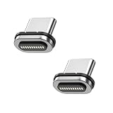 日本の中小企業 MSL FORCE Type-C to USB-C 変換ケーブル 100W PD 480Mbps 軽量小型 磁気 着脱式 f67 f68 USB-C コネクタ2個セット 専用コネクタのみ